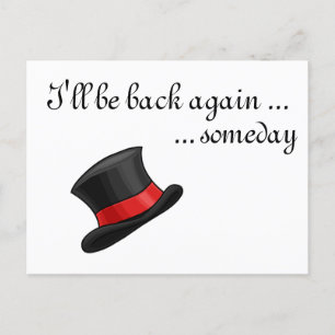 Kute gesmolten Snowman Old Silk Pet Feestdagenkaart