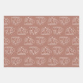 Kute gesneden papierverfkleur voor de verdienste # inpakpapier vel (Voorkant 3)