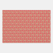 Kute Gingerbrood kerstfeestvieren Inpakpapier Vel (Voorkant 2)