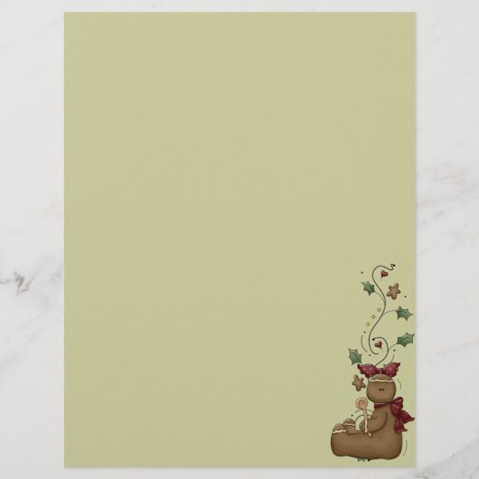 Kute Gingerbrood Recipe Page (Voorkant)