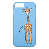 Kute Giraffe - babyblauw Case-Mate iPhone Case (Achterkant)