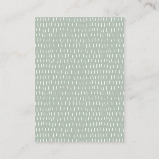 Kute Giraffe flesvormig handboek voor Baby shower Informatiekaartje (Achterkant)