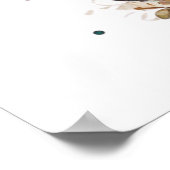 Kute Giraffe Floral Animal Print (Hoek)