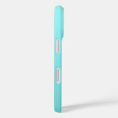 Kute  Giraffe met een vlinder op Aqua Case-Mate iPhone Case (Achterkant / Rechts)