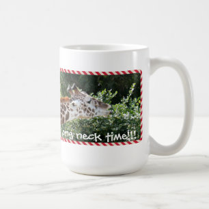 Kute Giraffe Mok, 17:00 uur ergens, lange nektijd! Koffiemok