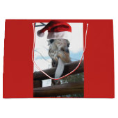 Kute Giraffe Teken uit voor Kerstmis Groot Cadeauzakje (Voorkant)