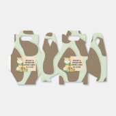 Kute Giraffe voor Toddlers Favor Box Bedankdoosjes (Uitgevouwen)