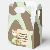 Kute Giraffe voor Toddlers Favor Box Bedankdoosjes (Geopend)