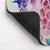 Kute Giraffe Waterverf Schildermuis Mat floral Muismat (Hoek)