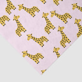 Kute Giraffe-weefselpapier Tissuepapier (Detail)
