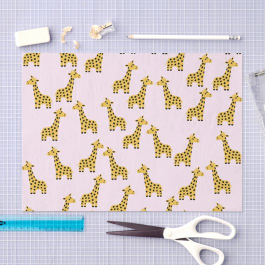 Kute Giraffe-weefselpapier Tissuepapier (Craft)