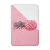Kute girale tropische roze en witte ananas badmat (Voorkant Verticaal)