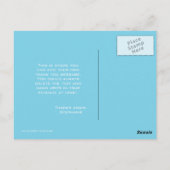 Kute girl die een paard rijdt, bedankt briefkaart (Achterkant)