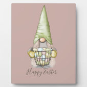 Kute Girl Gnome with Eggs Easter Holiday Fotoplaat (Voorkant)