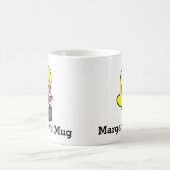 Kute girl politicus/spreker koffiemok (Center)