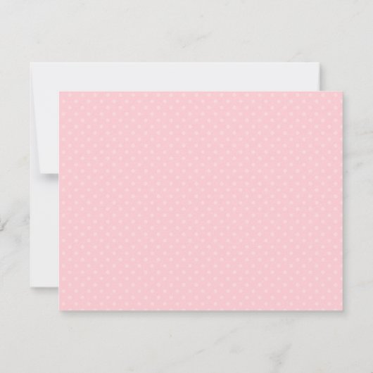 Kute Girls Gymnastics Birthday Party Invitations Kaart (Achterkant)