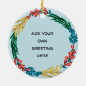 Kute Girly bedankt dat je in mijn steunbubbels ben Keramisch Ornament (Achterkant)