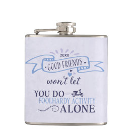 Kute Girly Friendship Heart Typography Quote Heupfles