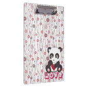 Kute girly trendy bloempatroon klembord (Rechts)