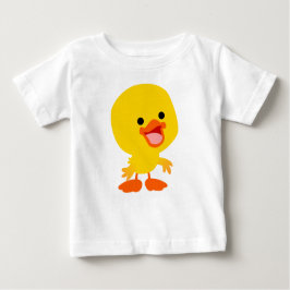 Kute glimlach Cartoon Ducking Baby T-Shirt