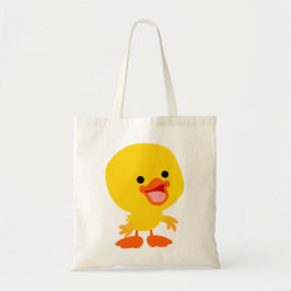 Kute glimlach Cartoon Ducking Bag Tote Bag