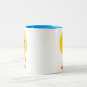 Kute glimlach Cartoon Ducking Mok (Center)