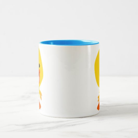 Kute glimlach Cartoon Ducking Mok (Center)