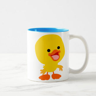 Kute glimlach Cartoon Ducking Mok