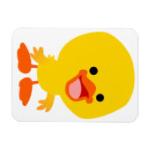 Kute glimlach-Cartoon Flexibel magneet (Horizontaal)