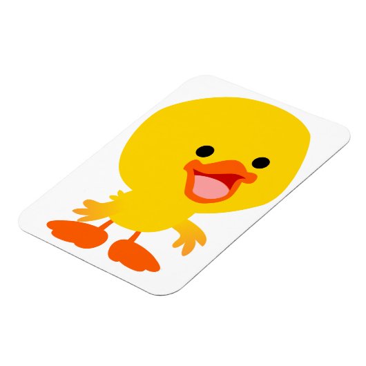 Kute glimlach-Cartoon Flexibel magneet (Linkerzijde)