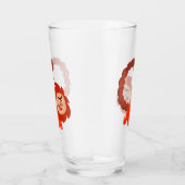 Kute glimlach Cartoon Manticore Tumbler Glass (Rechts)