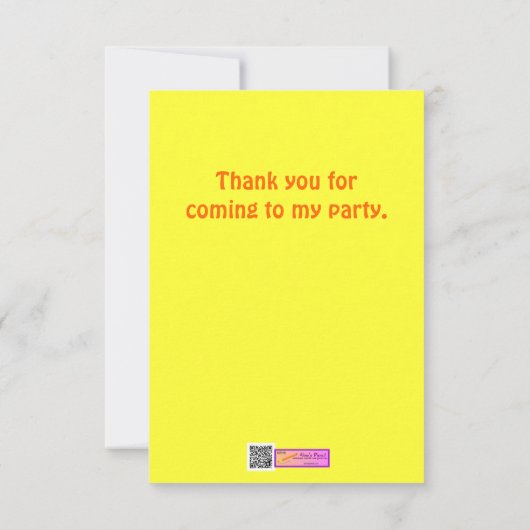 Kute glimlach Cartoon Shark  Sjabloon (Achterkant)