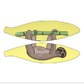 Kute glimlach op bamboe cartoon afbeelding basketbal (Panelen)