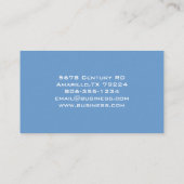 Kute glimlach visitekaartje (Achterkant)