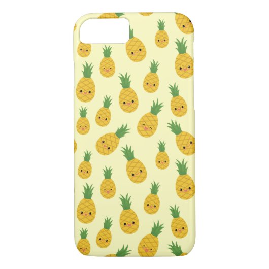Kute glimlachende ananassen Patroonkwestie telefoo Case-Mate iPhone Case (Achterkant)