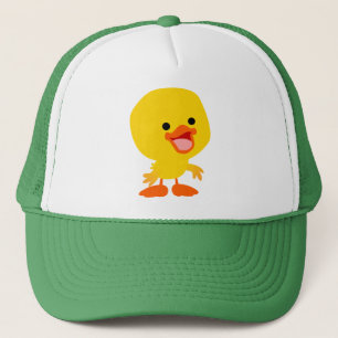 Kute glimlachte Cartoon Ducking Pet
