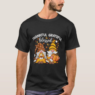 Kute Gnomen Couple met pompoenen Herfst Yall Au T-shirt