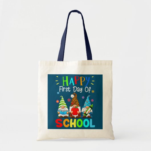Kute Gnomen Lover Studenten Leerling Gnome Tote Bag (Voorkant)