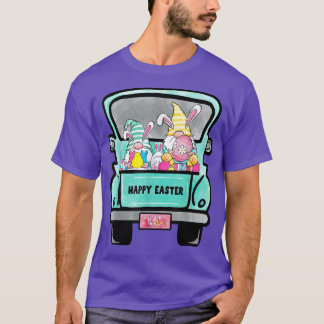 Kute gnomen met bunny Ears Egg Hunting East T-shirt