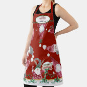 Kute Gnomes die kerstherinneringen met mama aan he Schort (Insitu)