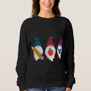 Kute Gnomes Funny Back to School Gift Teacher en Trui