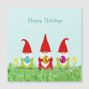 Kute Gnomes Holding paaseieren