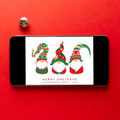 Kute Gnomes kerst Feestdagen Kaart