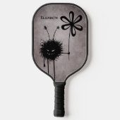 Kute Gothic boor fluitje  naam Pickleball Paddle (Achterkant)