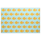 Kute goudvispatroonstof stof (Fat Quarter)