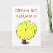 Kute, grappige inspirerend muiskaart kaart (Voorkant)