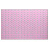 Kute Gray Baby Elephants op Roze Stof (Fat Quarter)