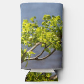 Kute green branch in wind seltzer blikjeskoeler (Achterkant)