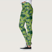 Kute Green Zee Turtles die Ontwerp-Leggings zwemme Leggings (Links)