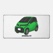 Kute groene micromaatwagen bureaumat (Voorkant)